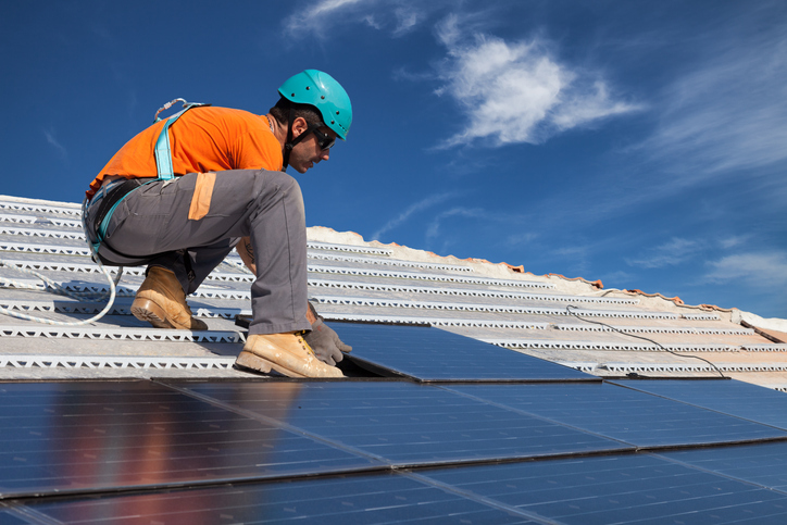 Solar in public buildings to be supported in £230m package. Image: Getty.