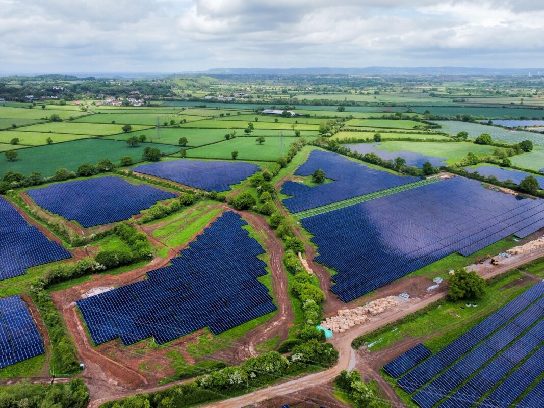 Larks Green solar farm. Image: Cero Generation
