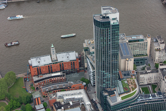 The 26kWp system has been split between the top two floors of the 42 storey South Bank Tower. Image: EvoEnergy.