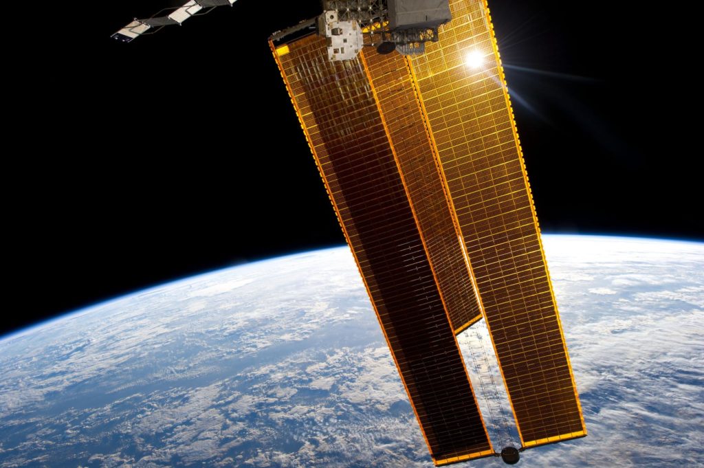 Solar array in space. Image: NASA CC0