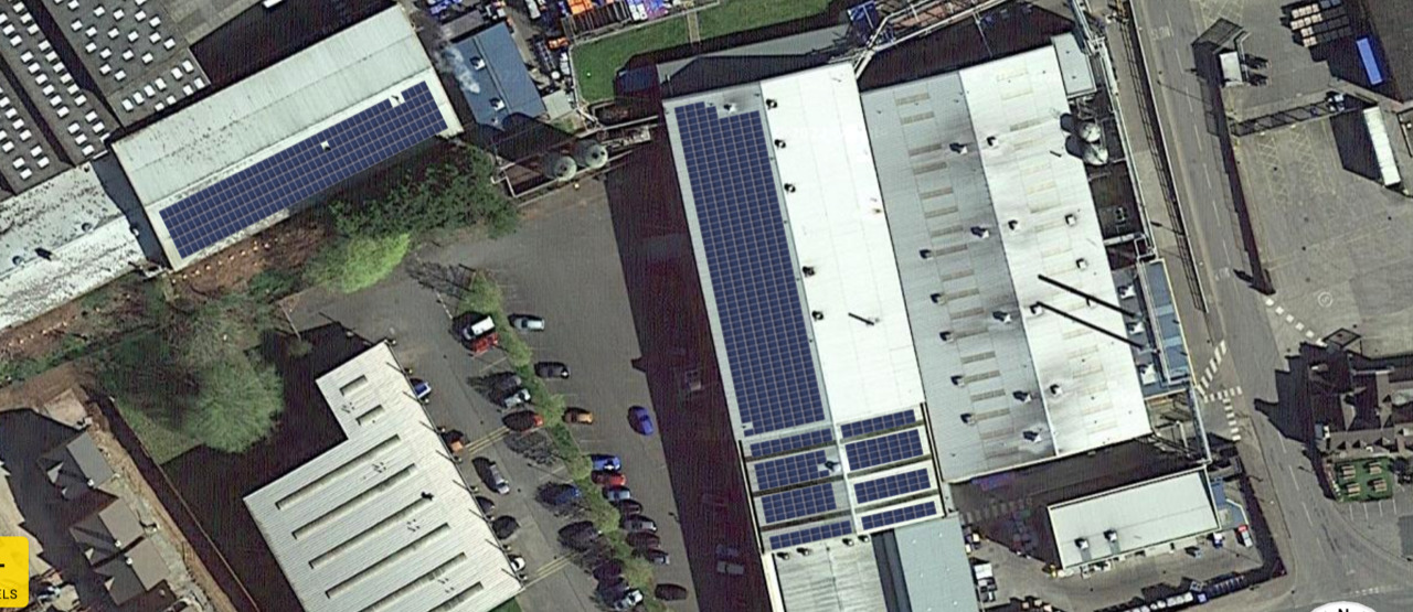 The rooftop of Kerry T&N in Shropshire. Image: Big Solar Co-op