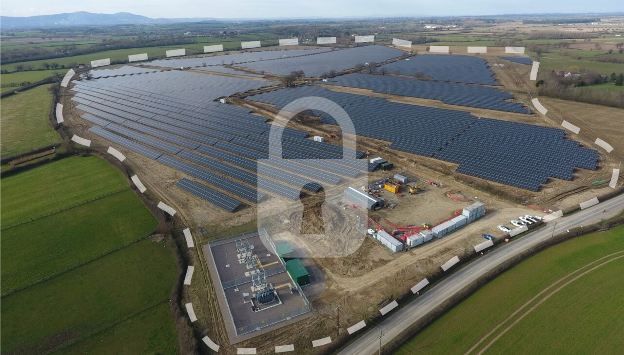 Strensham Solar Plant in Worcestershire protected by CTSG