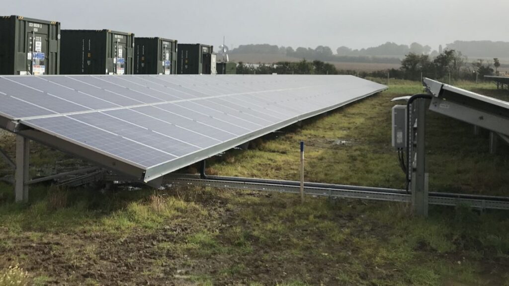 Anesco's Clayhill solar farm. Image: Anesco.