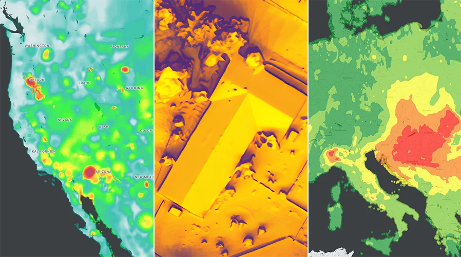 Google's new APIs will provide data on solar, air quality and pollen. Image: Google