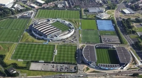 Manchester City's City Football Academy complex. Image: Manchester City FC.