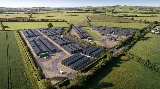A 3D render of the Buckinghamshire LDES site.