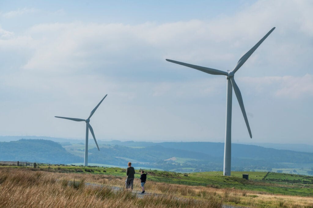 wind turbines