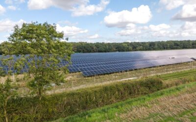 The 600MW development will comprise four ground mounted solar PV generating stations in West Lindsay, Lincolnshire, four onsite substations and a battery energy storage system (BESS).  Image: Island Green Power.