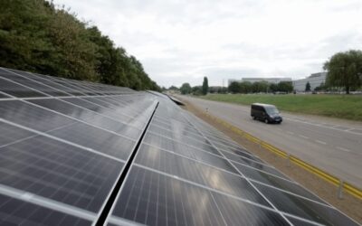 About 10% of Dunton’s total annual electricity demand (which is 55,000MWh, according to the carmaker) will be met by the solar PV array. Image: Ford.