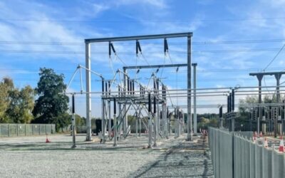 Works included extending the busbars, which enable power flow from generation source to the power lines. Image: National Grid.