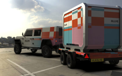 Allye’s MAX BESS is a mobile 300kWh unit that the company claims is the world’s first to use second-life EV batteries. Image: Allye Energy.