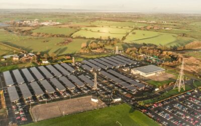 In 2019, Bently Motors installed a solar car park at its headquarters in Crewe. The site’s 10,000 solar panels have a capacity of 2.7MW and cover an area of 16,426m². Image: Flexisolar.