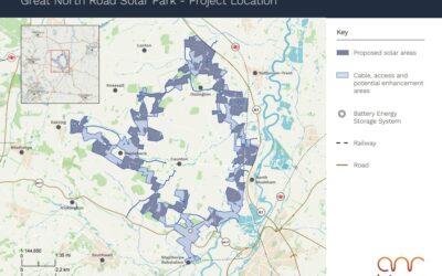 The proposed site map for Elements Green's solar power plant. Image: Elements Green.