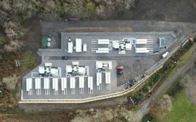 This is Equinor’s first commercial battery storage asset to begin operation in the UK. Image: Noriker Power.