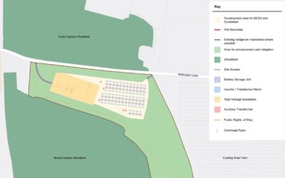 A map of the proposed Buckland development
