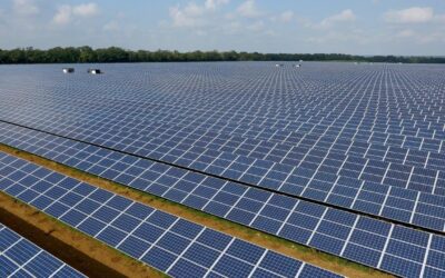 The proposed development site covers an area of 1,300 hectares, and the proposed area of installed panels (excluding internal roads and support areas) is approximately 890 hectares. Image: Low Carbon.