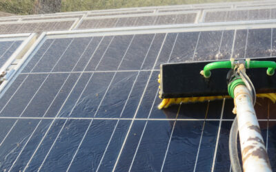 Cleaning solar panels