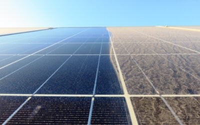 Dirty solar panels