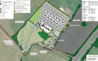 a map of a proposed BESS development