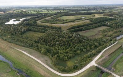 A drone shot of the Thorpe Marsh site. Image: Fidra Energy.