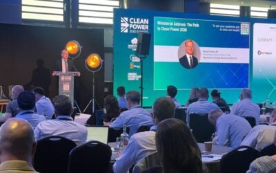 Michael Shanks MP, parliamentary under-secretary of state for energy, gave the ministerial address at the Clean Power 2030 Summits. Image: Solar Media.