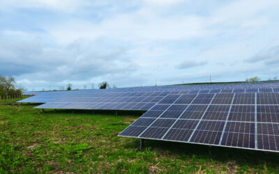 solar PV farm at Whinfield in the Northeast of England