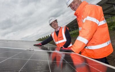 Centrica and Affinity Water Solar Farm at Chertsey Water Treatment Works