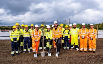 The BESS aims to energise in early 2026 after SSE made a final investment decision on the project in November 2023. Image: SSE.
