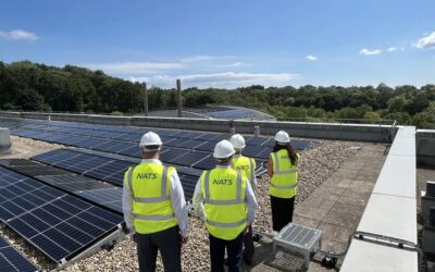 NATS has already installed rooftop solar PV at its Swanwick centre, pictured above. Image: NATS.
