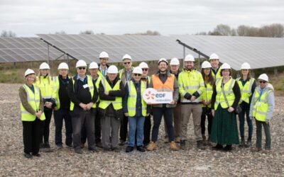 EDF Renewables UK invited the local community and beneficiaries of the fund to the celebration at the Sutton Bridge ground-mount PV project. Image: EDF Renewables UK