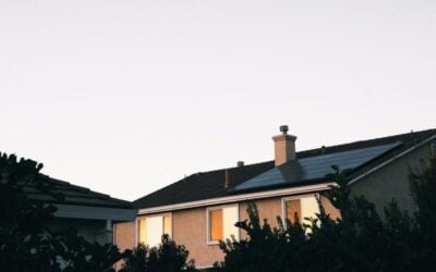 solar panels on the roof of a house
