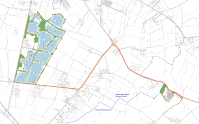 a map of the holly lane energy park
