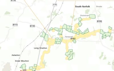 A map of the proposed East Pye Solar Project
