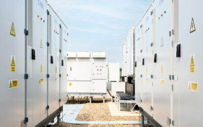 a close up of bess units