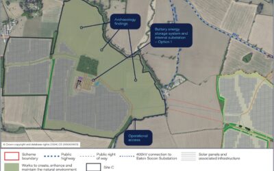Site C is one of four sites that will be developed under the proposals. Image: Brockwell Solar and Storage.