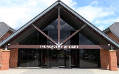 image of Sunderland AFC's Academy of Light building entrance.